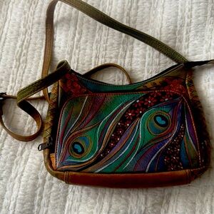 Anuschka leather Hand Painted Bag